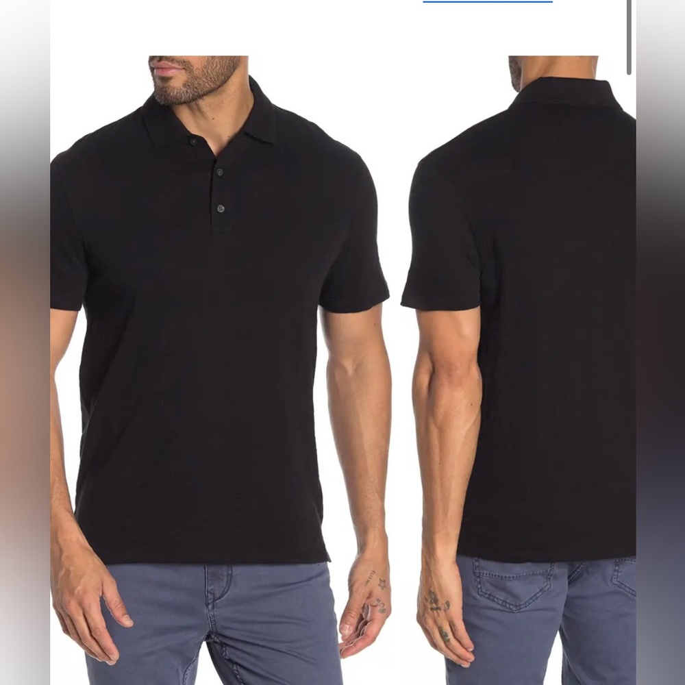 Vince Short Sleeve Slub Polo Size S - Picture 5 of 5